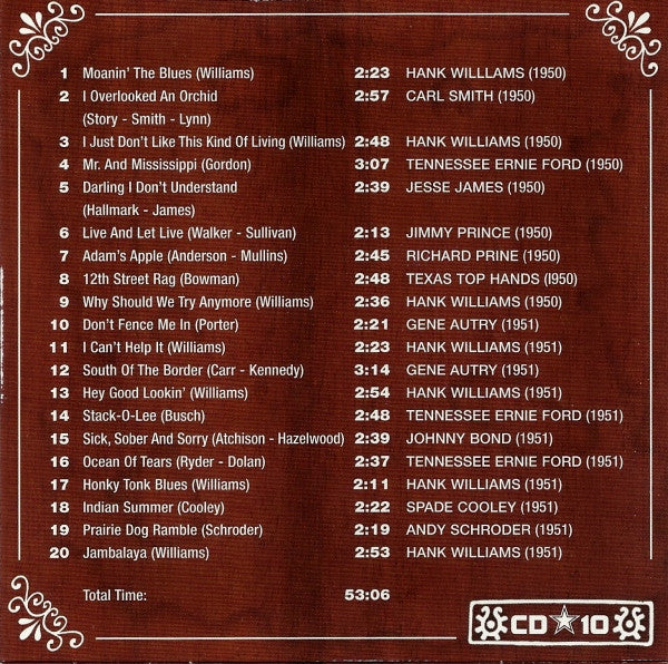 Country & Western (10xCD)-CDs-UnDigable Digs