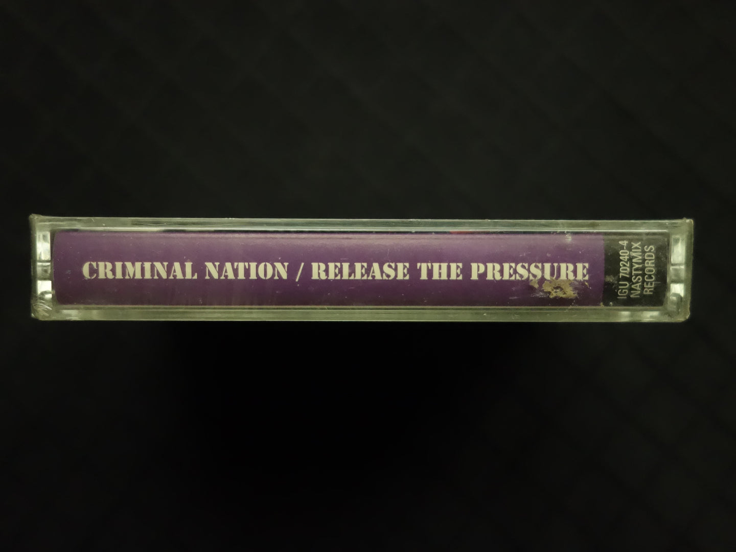 Criminal Nation ‎"Release The Pressure"-Cassette Tapes-UnDigable Digs