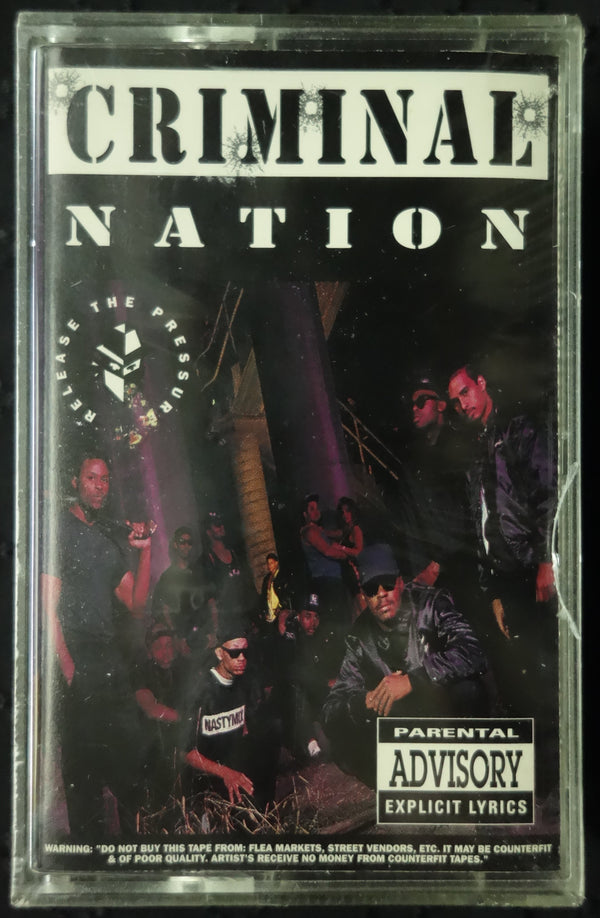 Criminal Nation "Release The Pressure"-Cassette Tapes-UnDigable Digs