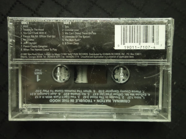 Criminal Nation "Trouble In The Hood"-Cassette Tapes-UnDigable Digs