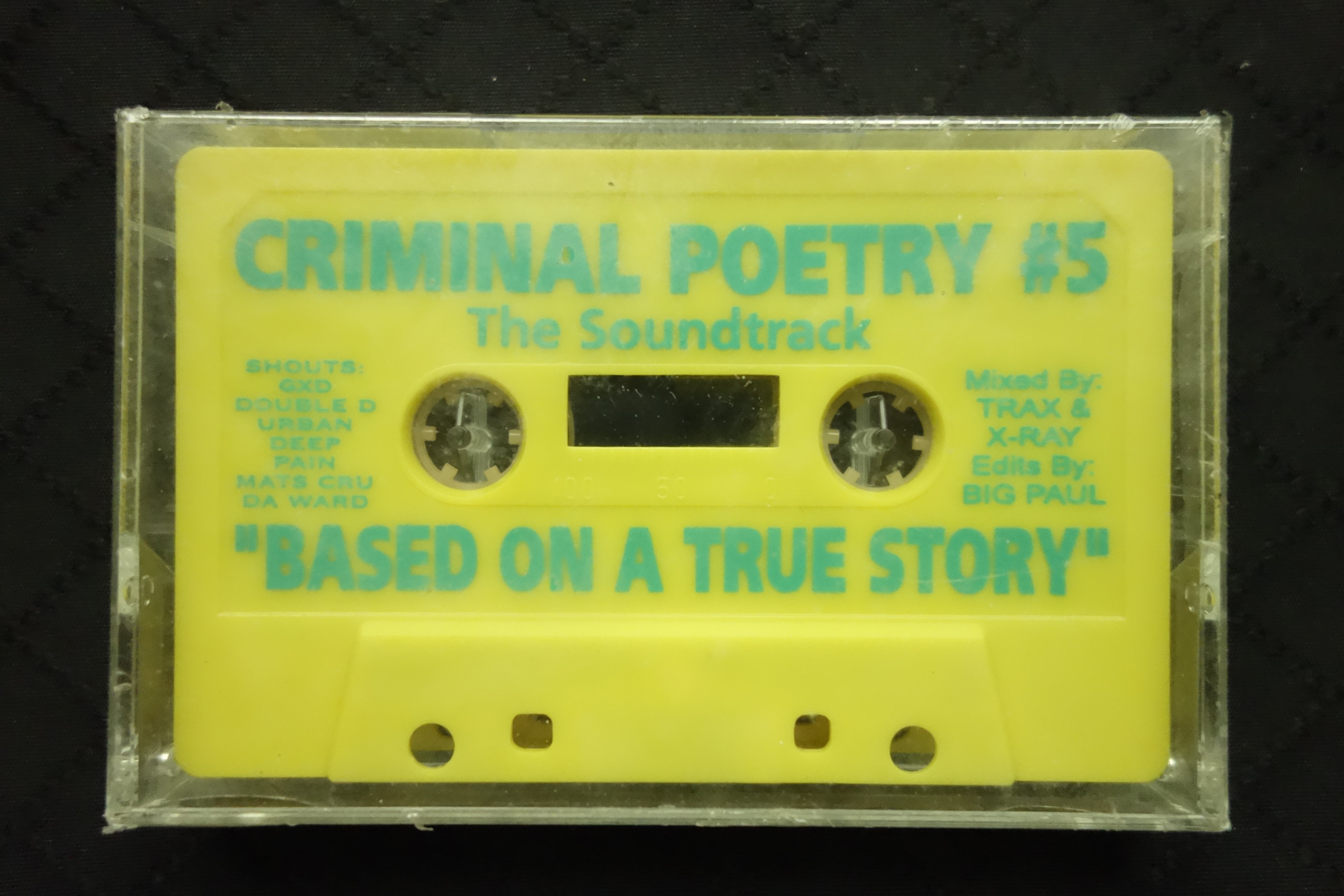 Criminal Poetry #5: Based On A True Story-Cassette Tapes-UnDigable Digs