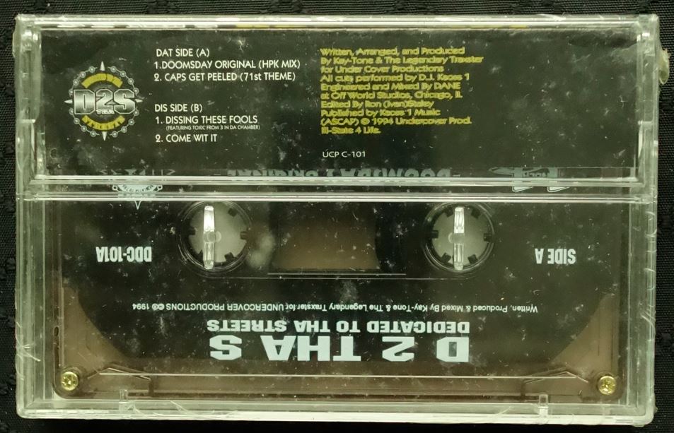 D 2 Tha S (Dedicated To Tha Streets) "Doomsday / Dissin These Fools"-Cassette Tapes-UnDigable Digs