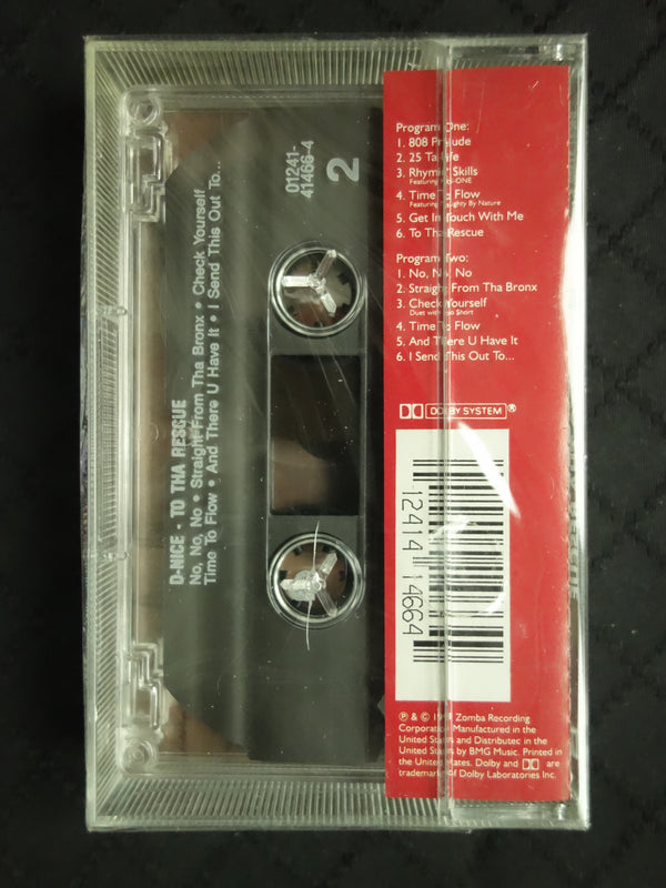 D-Nice "To Tha Rescue"-Cassette Tapes-UnDigable Digs