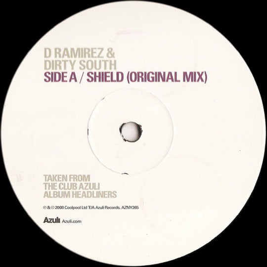 D Ramirez & Dirty South "Shield" (12" Single)-Vinyl Records-UnDigable Digs