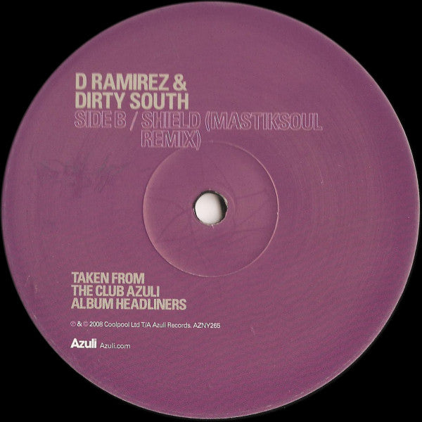 D Ramirez & Dirty South "Shield" (12" Single)-Vinyl Records-UnDigable Digs