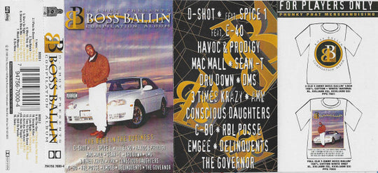 D-Shot Presents: Boss Ballin Compilation Album (The Best In The Business)-Cassette Tapes-UnDigable Digs