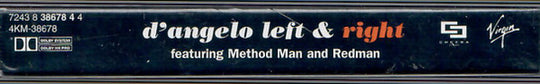 D'Angelo Featuring Method Man & Redman "Left & Right" (Single)-Cassette Tapes-UnDigable Digs