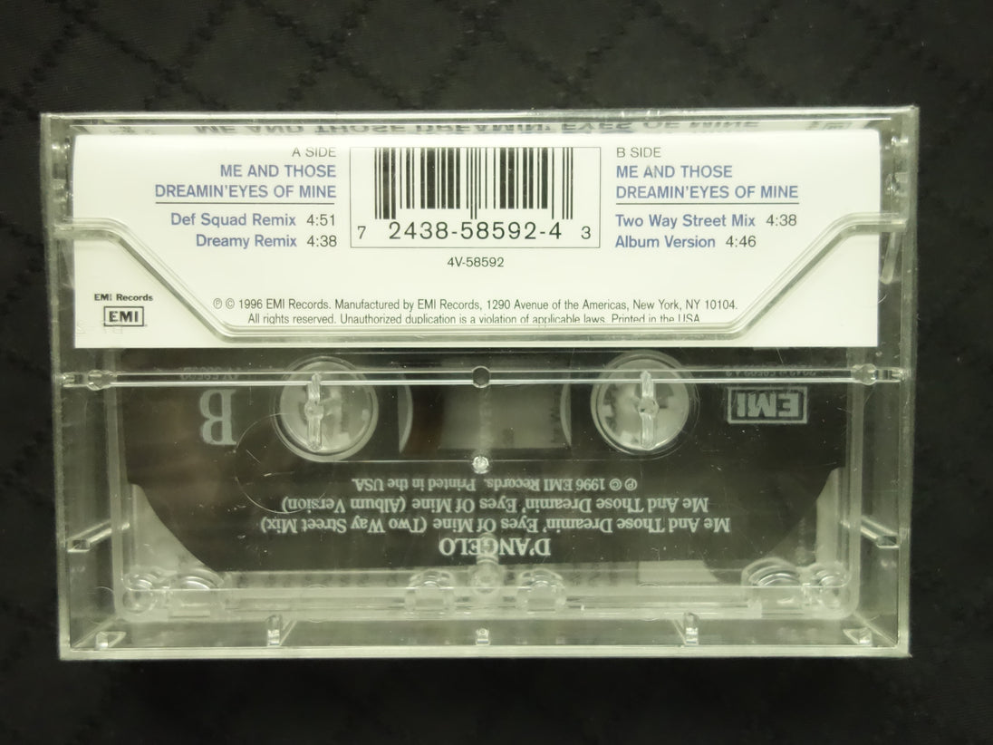 D'Angelo "Me And Those Dreamin' Eyes Of Mine" (Maxi-Single)-Cassette Tapes-UnDigable Digs