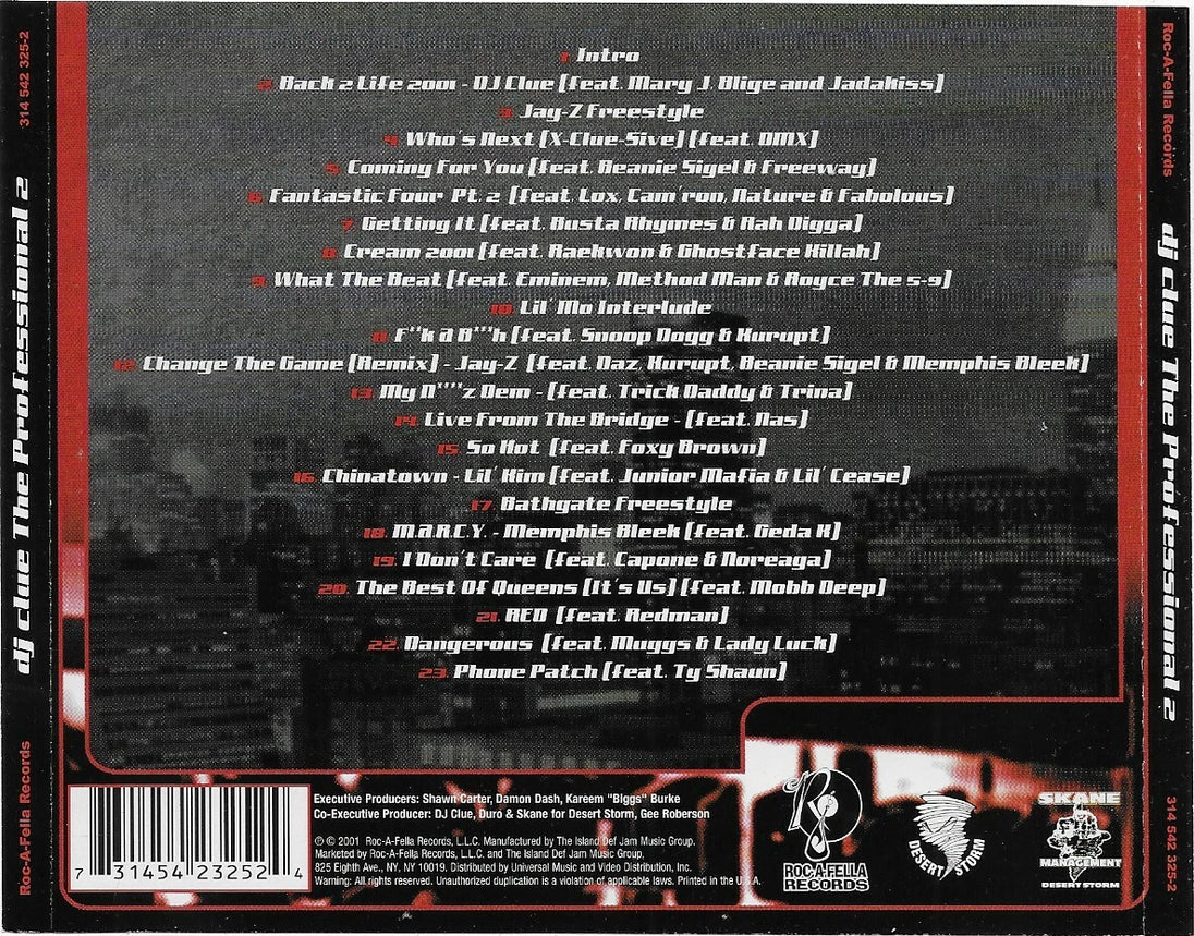 DJ Clue? "The Professional 2" (CD)-CDs-UnDigable Digs