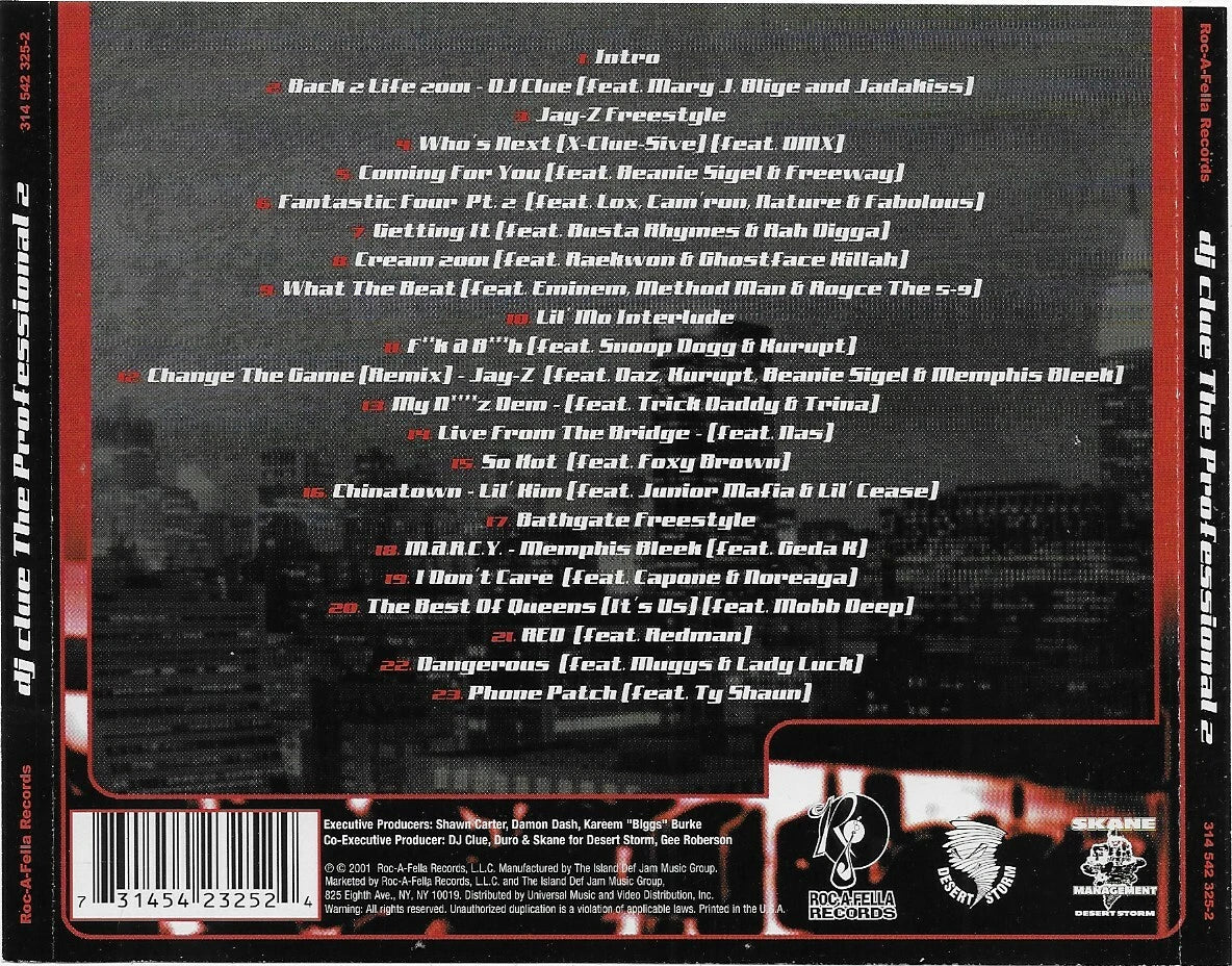 DJ Clue? "The Professional 2" (CD)-CDs-UnDigable Digs