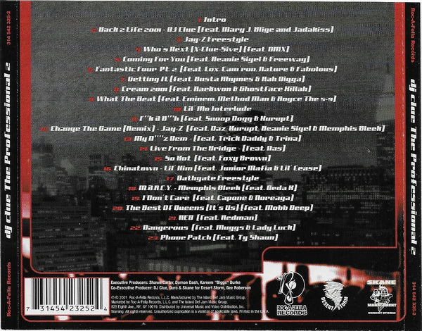 DJ Clue? "The Professional 2" (CD)-CDs-UnDigable Digs