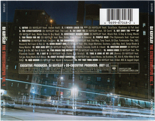 DJ Kayslay "The Streetsweeper Vol. 1" (CD)-CDs-UnDigable Digs