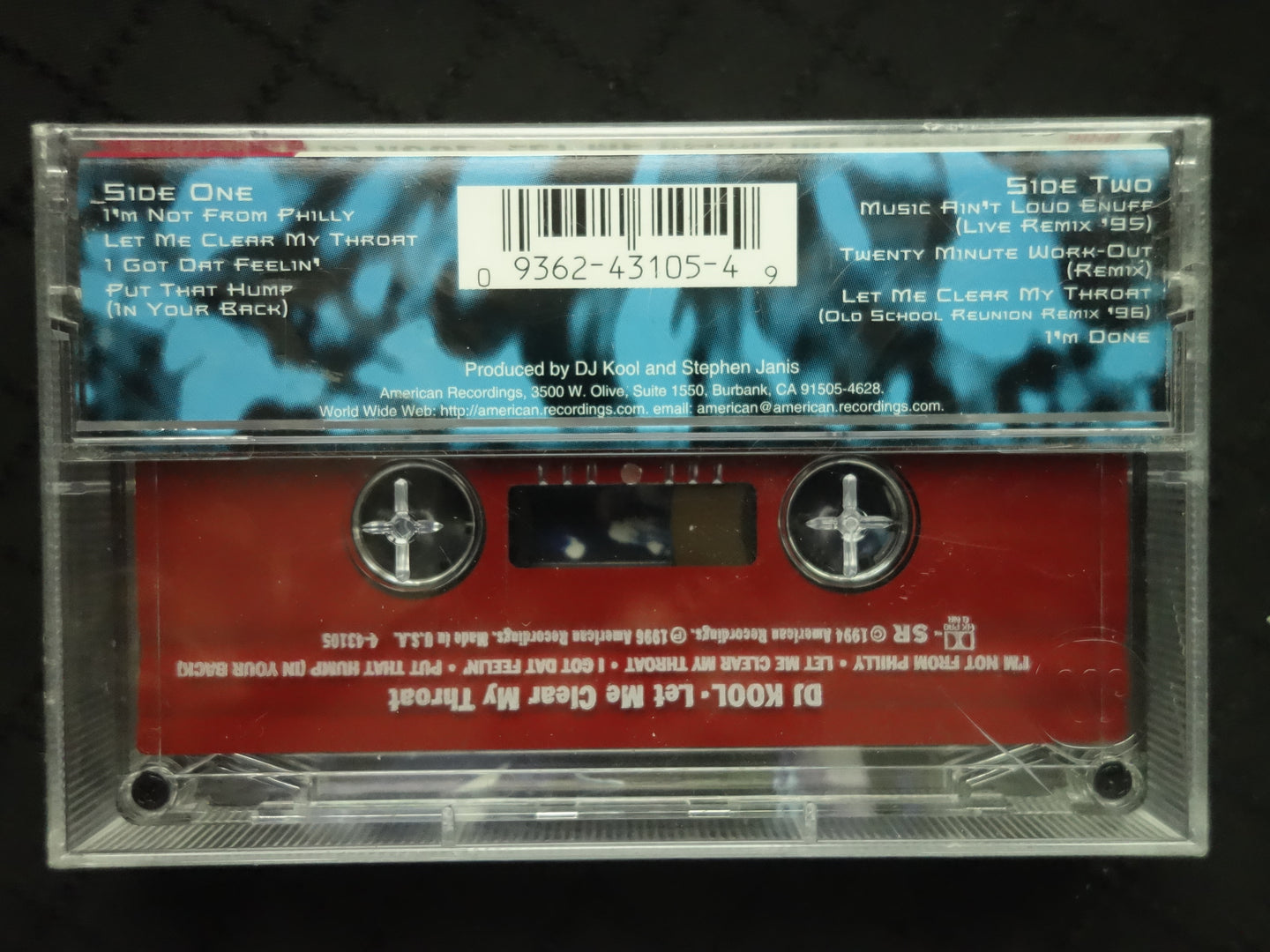 DJ Kool "Let Me Clear My Throat"-Cassette Tapes-UnDigable Digs