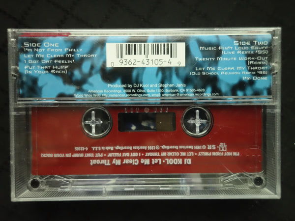 DJ Kool "Let Me Clear My Throat"-Cassette Tapes-UnDigable Digs