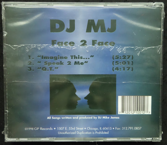 DJ MJ "Face 2 Face" (CD) (Single)-CDs-UnDigable Digs