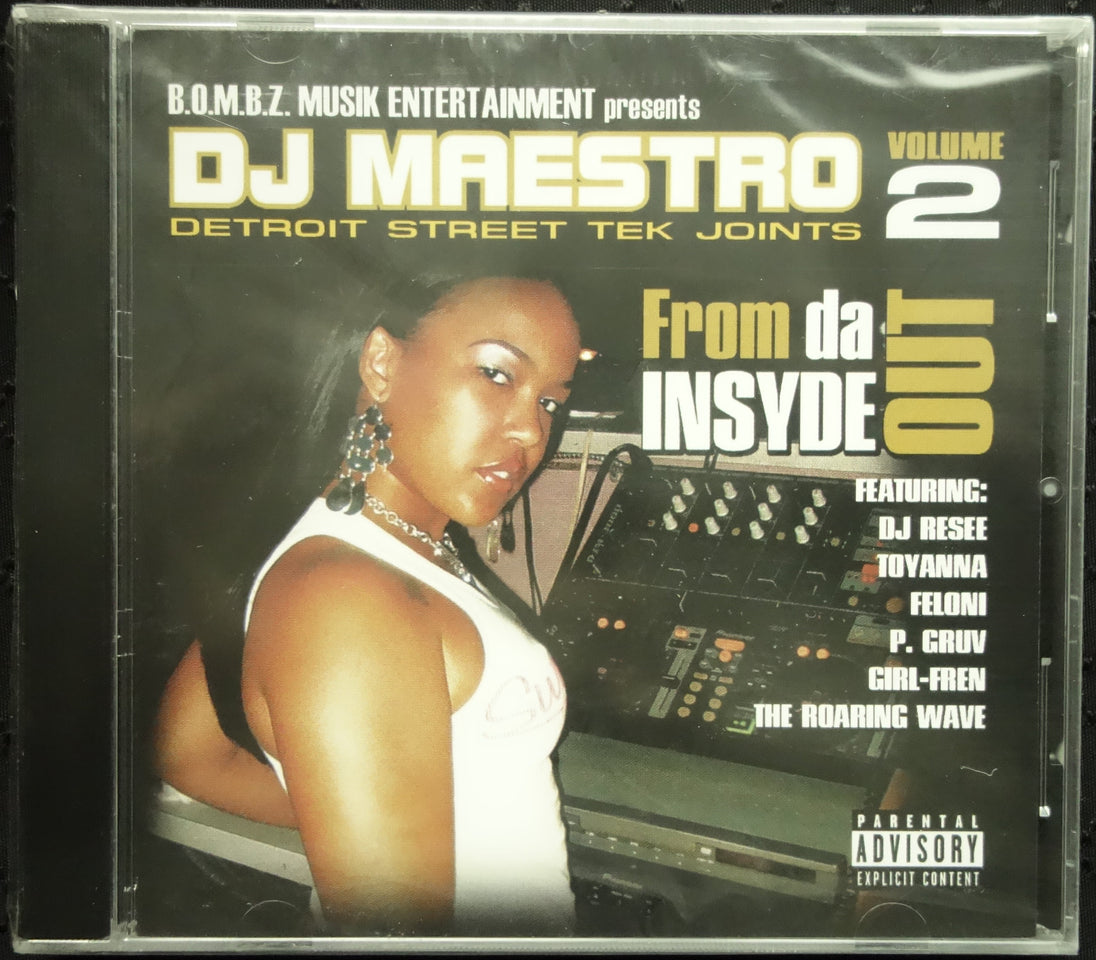 DJ Maestro "Detroit Street Tek Joints Volume 2: From Da Insyde Out" (CD)-CDs-UnDigable Digs