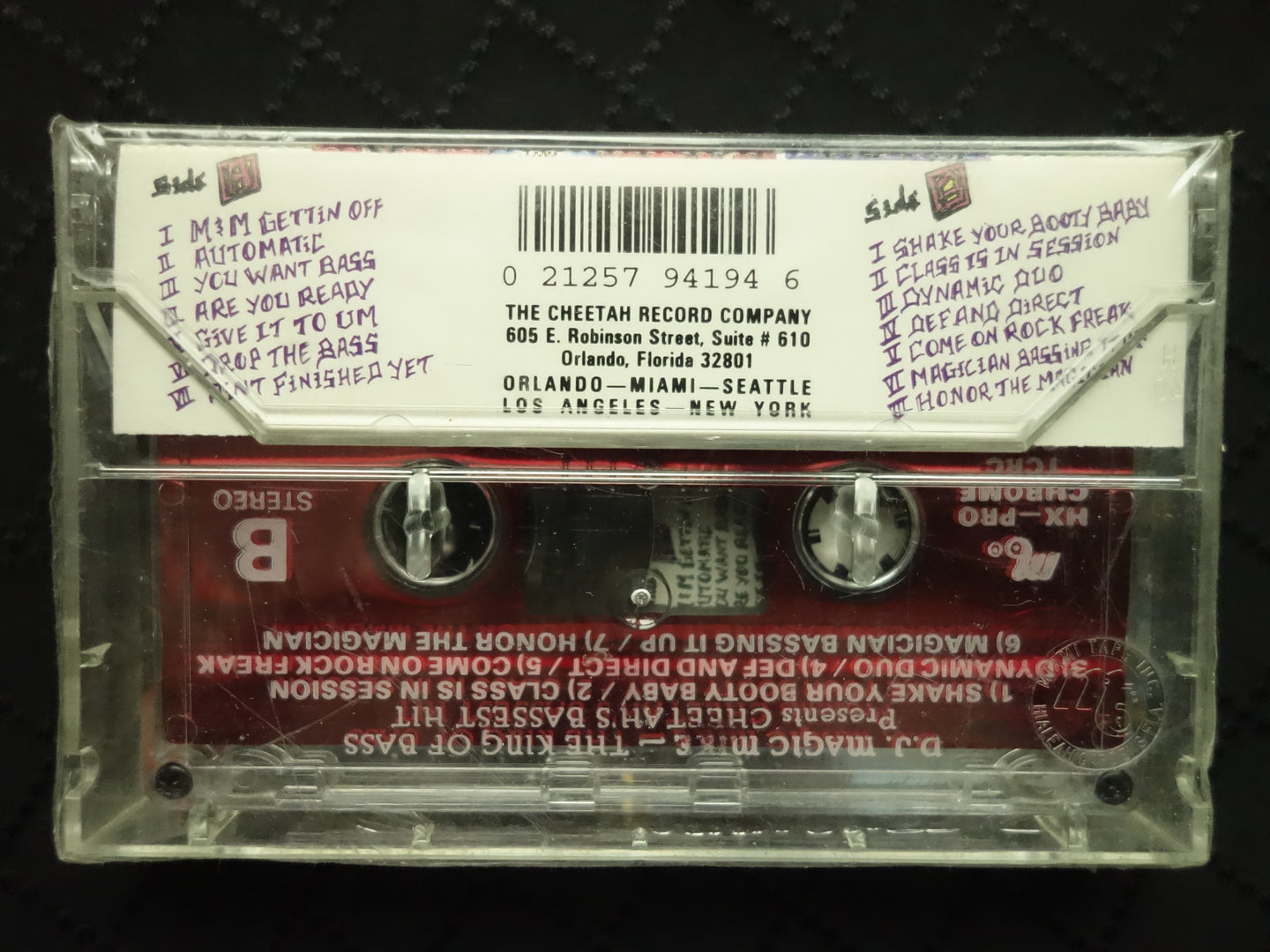 DJ Magic Mike "Cheetah's Bassest Hits"-Cassette Tapes-UnDigable Digs