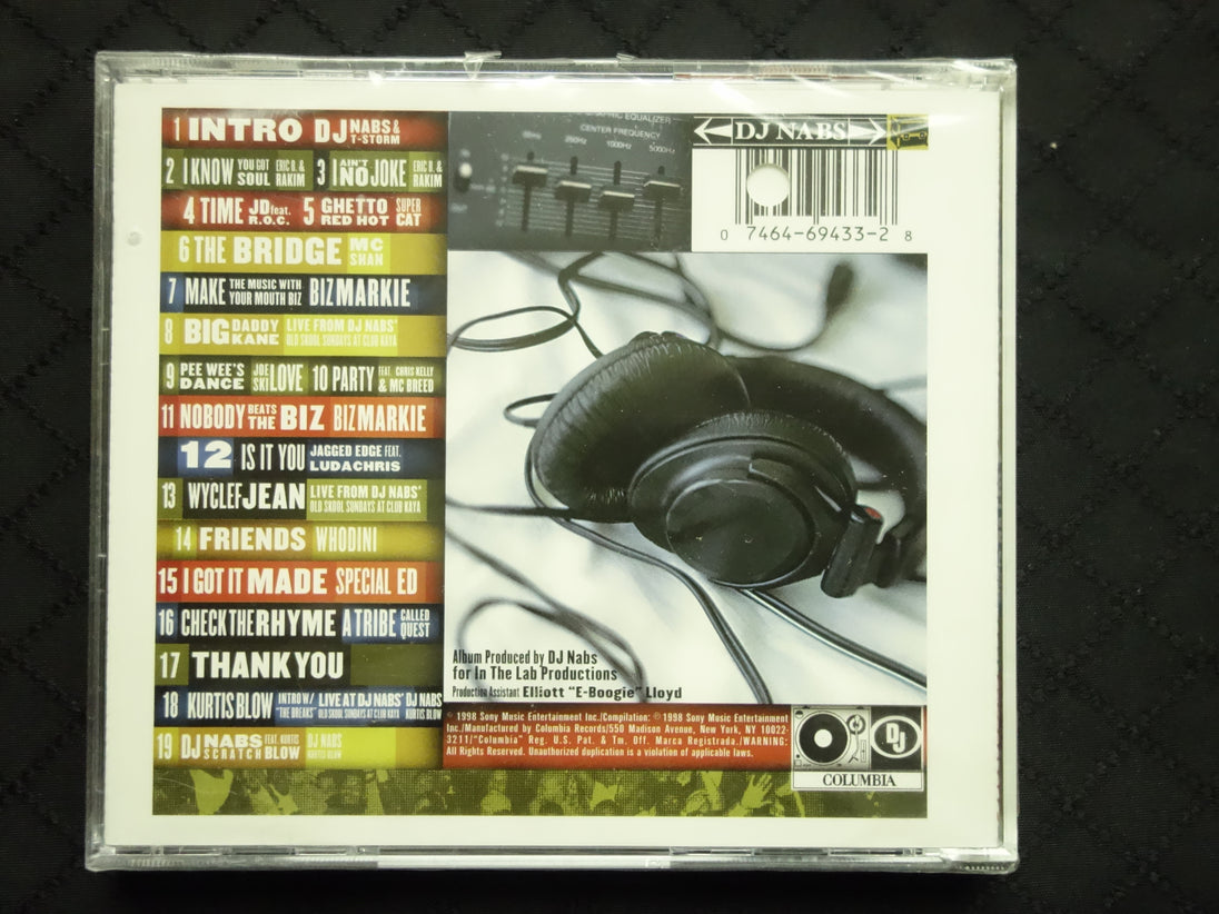 DJ Nabs "In The Lab With DJ Nabs (The Live Album)" (CD)-CDs-UnDigable Digs