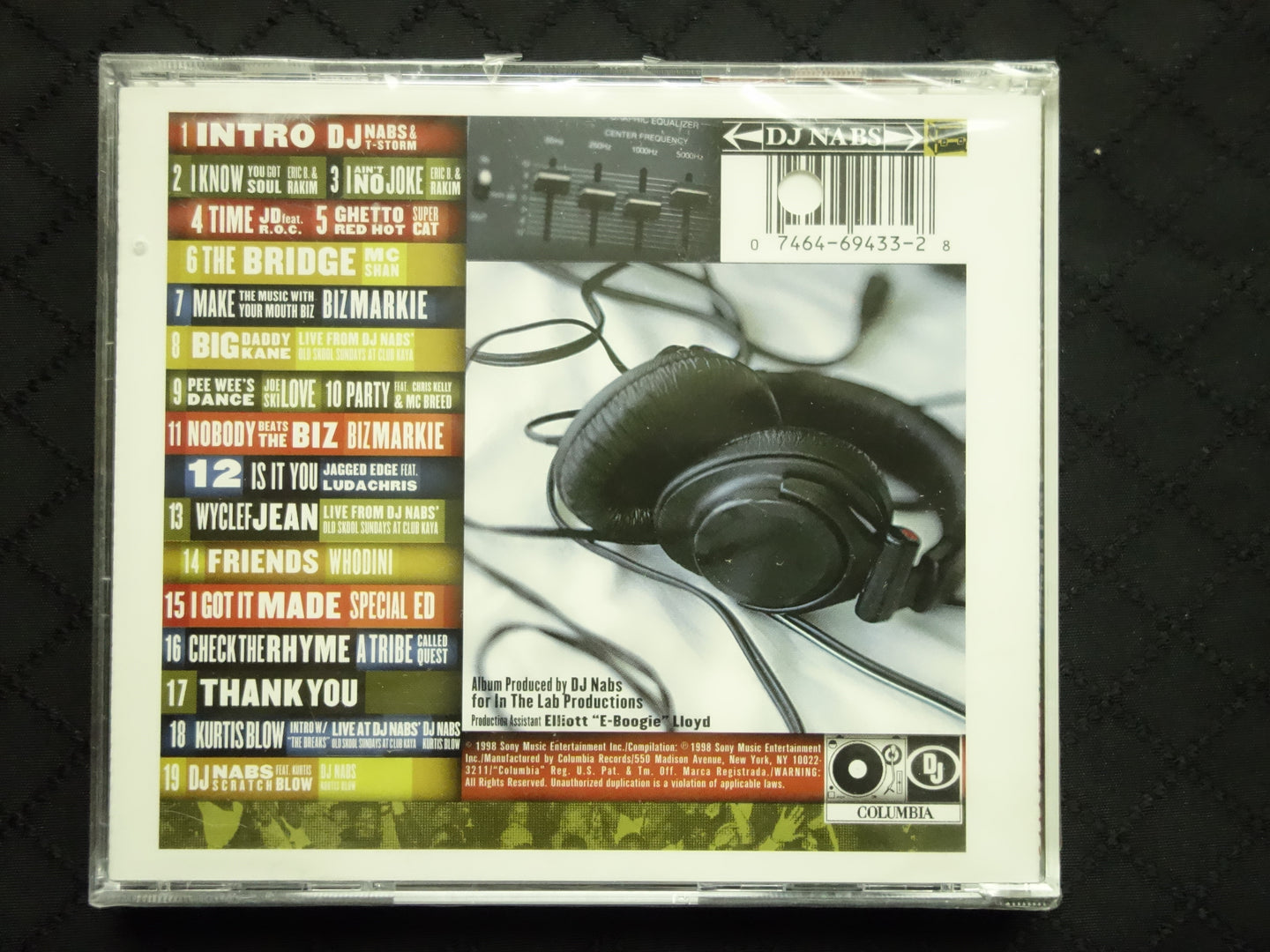DJ Nabs "In The Lab With DJ Nabs (The Live Album)" (CD)-CDs-UnDigable Digs