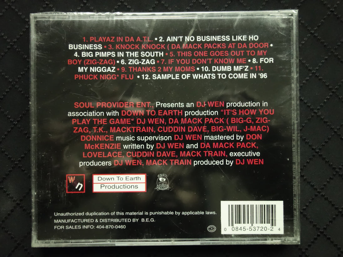 DJ Wen "It's How You Play The Game" (CD)-CDs-UnDigable Digs