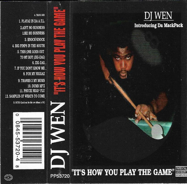 DJ Wen "It's How You Play The Game"-Cassette Tapes-UnDigable Digs
