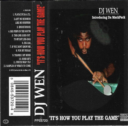 DJ Wen "It's How You Play The Game"-Cassette Tapes-UnDigable Digs