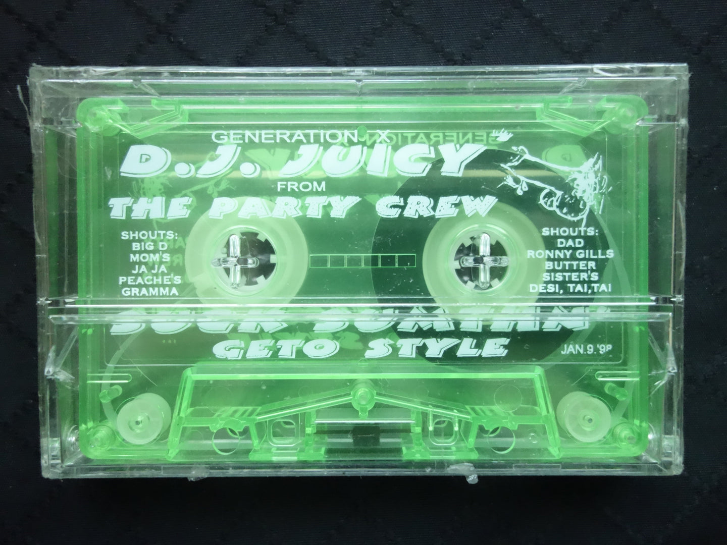 D.J. Juicy (from The Party Crew) "Suck Sumthn' Geto Style"-Cassette Tapes-UnDigable Digs