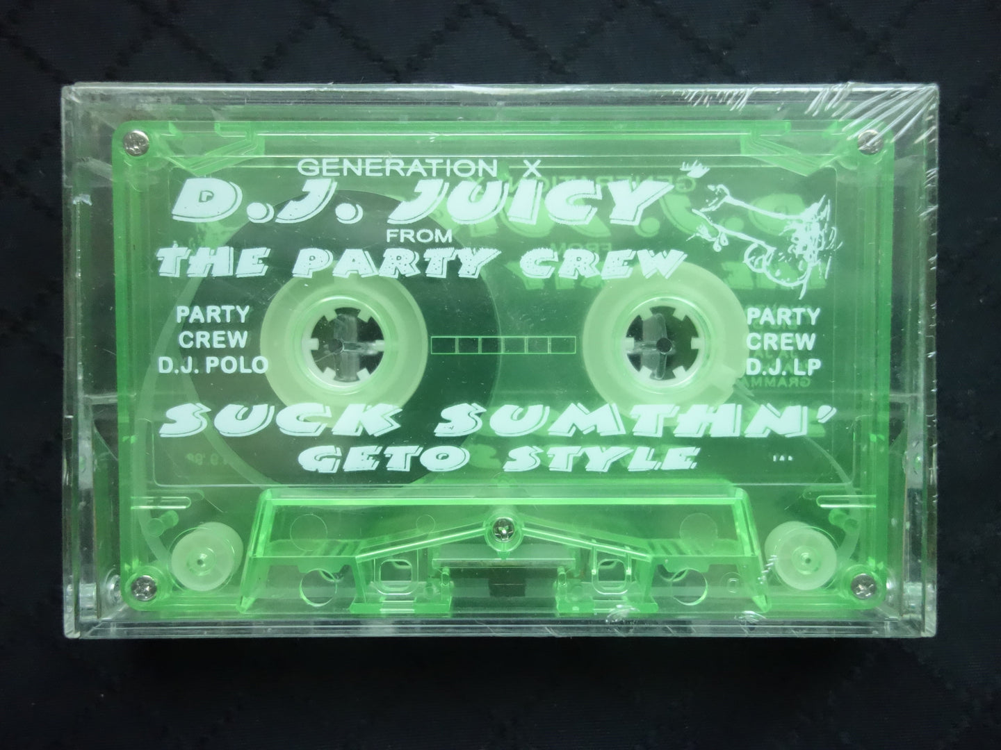 D.J. Juicy (from The Party Crew) "Suck Sumthn' Geto Style"-Cassette Tapes-UnDigable Digs