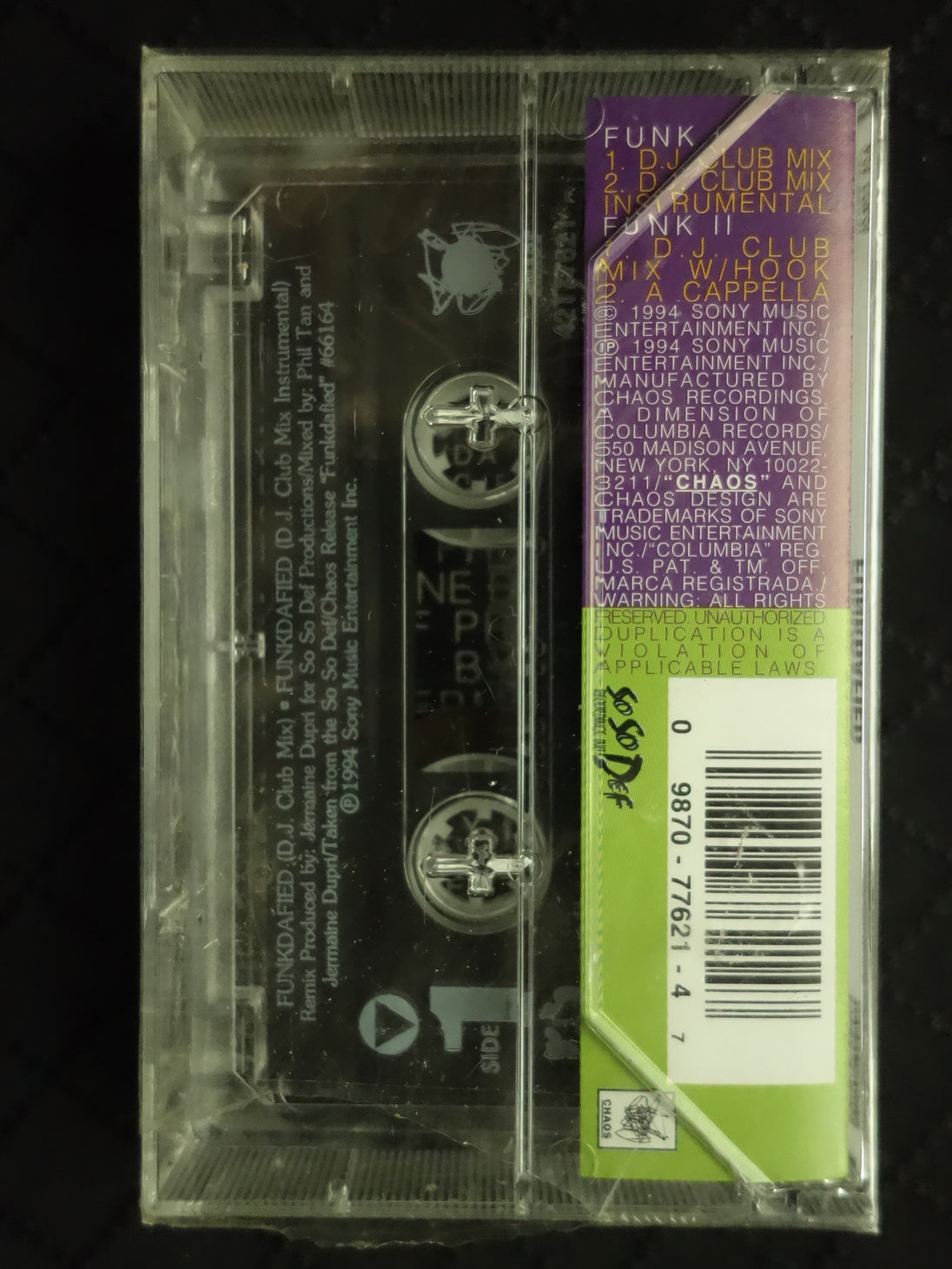 Da Brat "Funkdafied" (Maxi-Single)-Cassette Tapes-UnDigable Digs