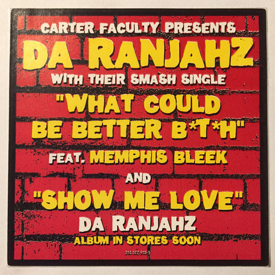 Da Ranjahz "Show Me Love / What Could Be Better B*t*h" (12" Single)-Vinyl Records-UnDigable Digs
