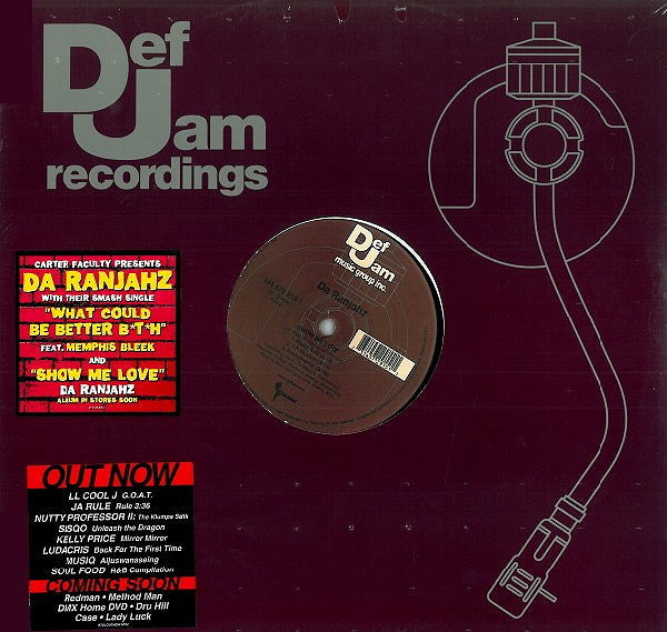 Da Ranjahz "Show Me Love / What Could Be Better B*t*h" (12" Single)-Vinyl Records-UnDigable Digs