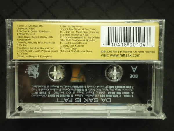 Da Sak Is Fatt Volume #1: 7 Years In The Game-Cassette Tapes-UnDigable Digs