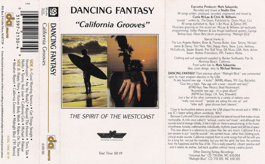 Dancing Fantasy "California Grooves"-Cassette Tapes-UnDigable Digs