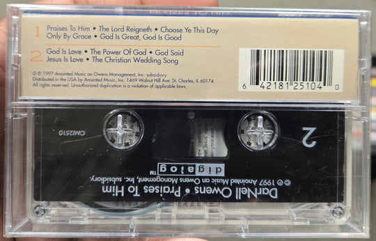 DarNell Owens "Praises To Him"-Cassette Tapes-UnDigable Digs