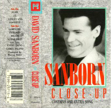 David Sanborn "Close-Up"-Cassette Tapes-UnDigable Digs