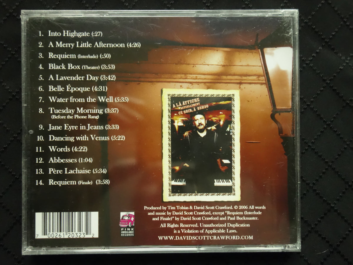 David Scott Crawford "Belle Epoque" (CD)-CDs-UnDigable Digs