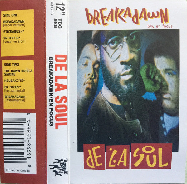 De La Soul "Breakadawn / En Focus" (Maxi-Single)-Cassette Tapes-UnDigable Digs