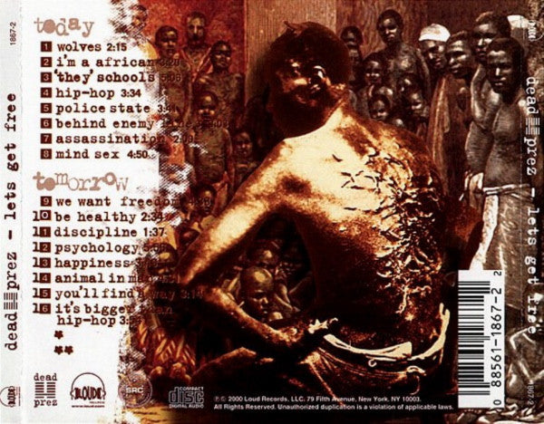 Dead Prez "Lets Get Free" (CD)-CDs-UnDigable Digs