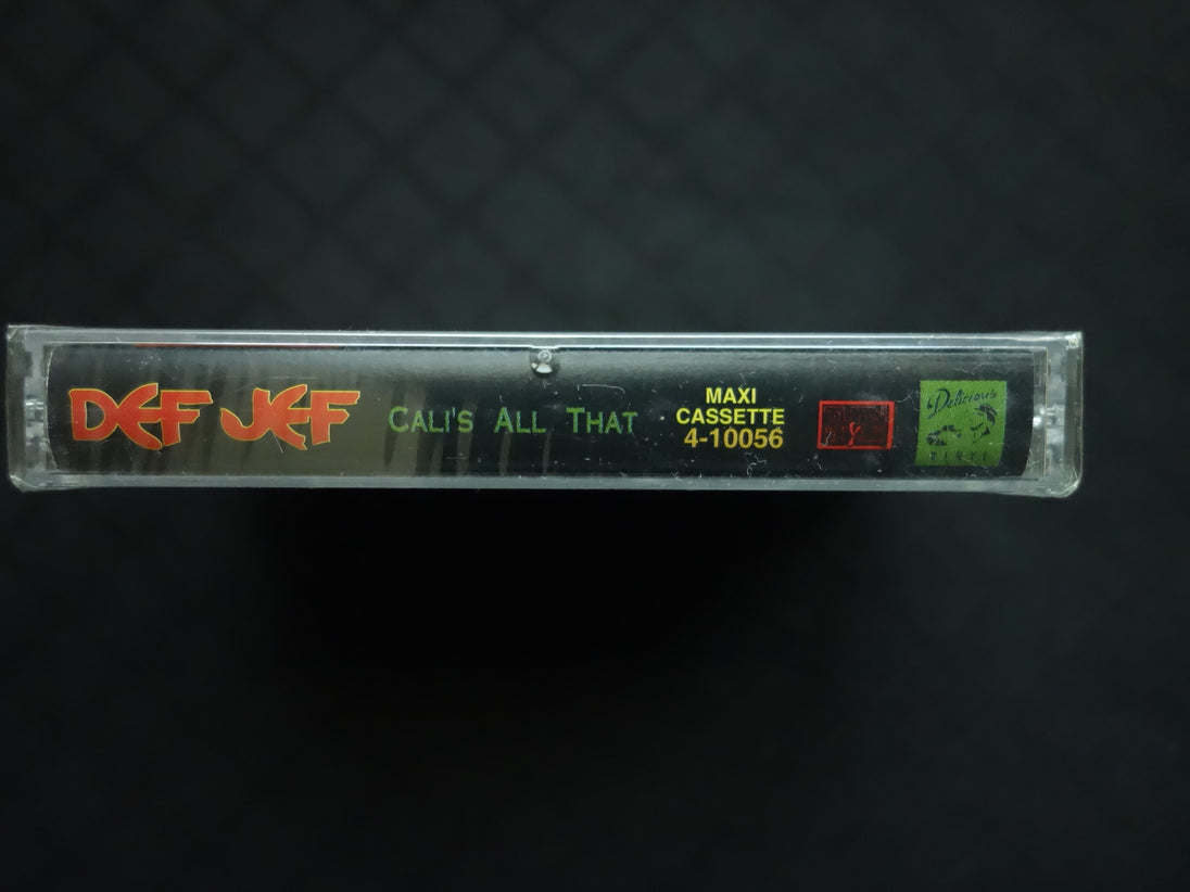 Def Jef "Cali's All That" (Maxi-Single)-Cassette Tapes-UnDigable Digs