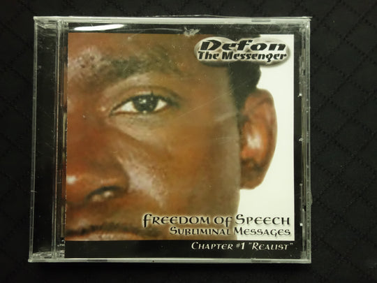 Defon The Messenger "Freedom Of Speech: Subliminal Messages Chapter #1"The Realist" (CD)-CDs-UnDigable Digs