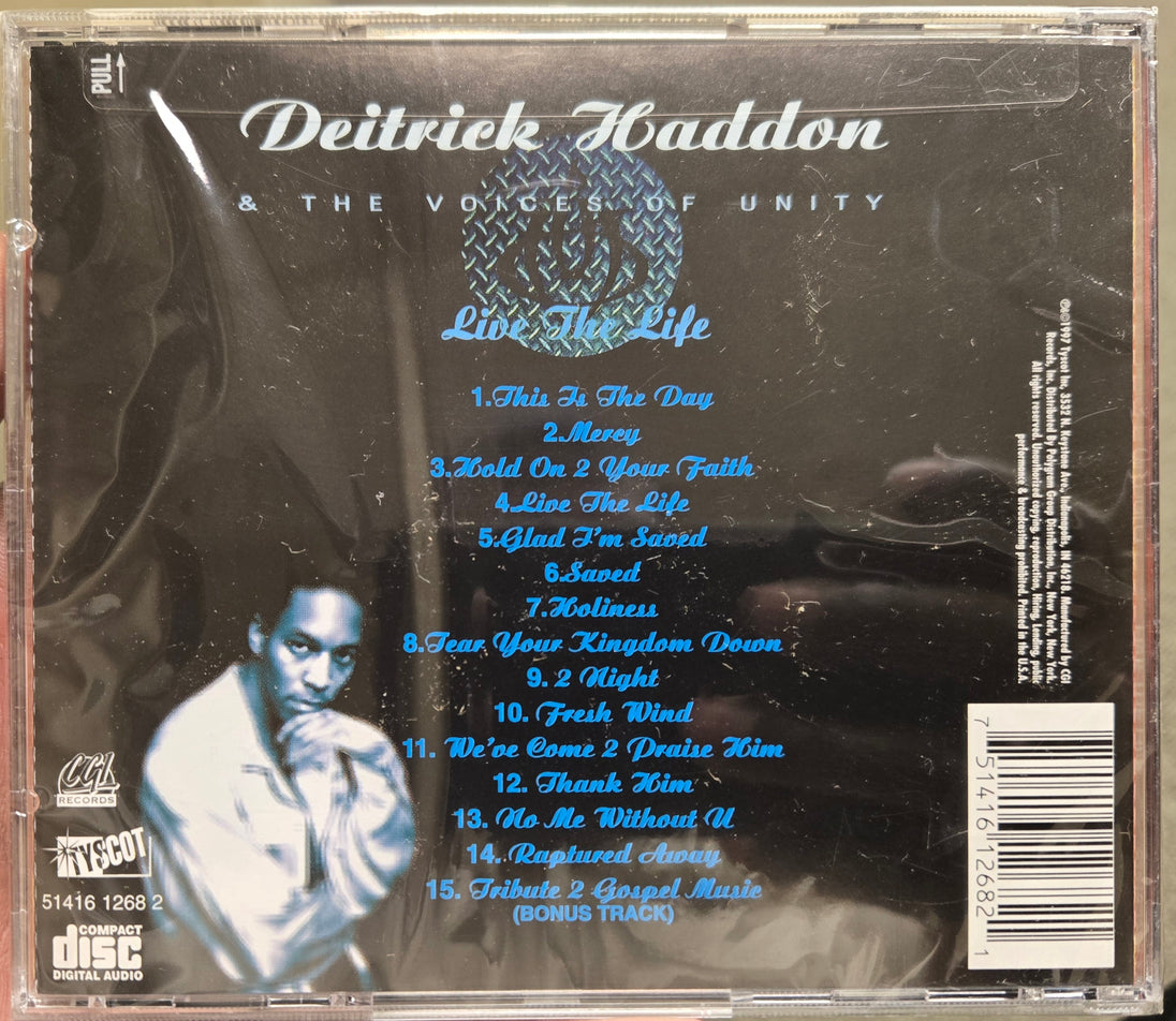 Deitrick Haddon & The Voices Of Unit "Live The Life" (CD) (RE)-CDs-UnDigable Digs