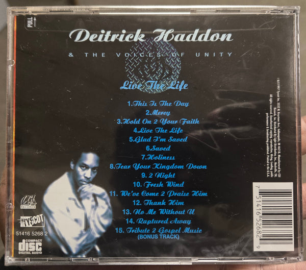 Deitrick Haddon & The Voices Of Unity "Live The Life" (CD)-CDs-UnDigable Digs