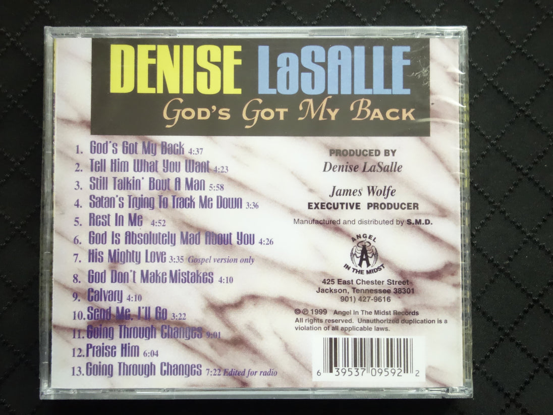 Denise LaSalle "God's Got My Back" (CD)-CDs-UnDigable Digs