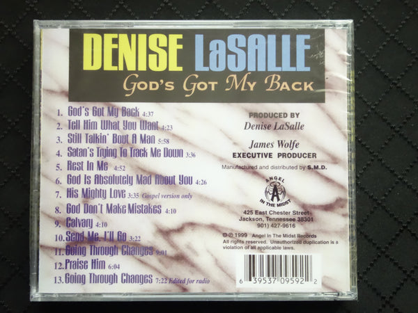Denise LaSalle "God's Got My Back" (CD)-CDs-UnDigable Digs