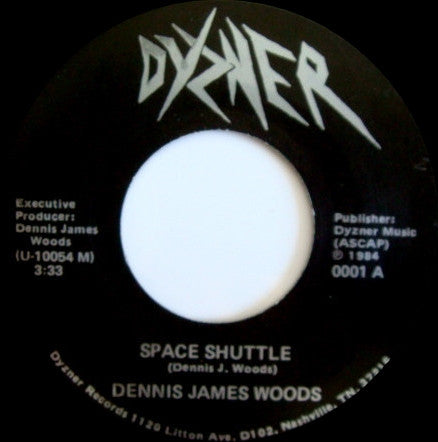 Dennis James Woods "Space Shuttle / Blue Shadow" (CD)-CDs-UnDigable Digs
