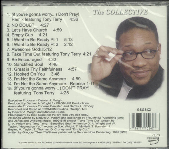 Denver A. Wright & The Collective "If You're Gonna Worry Don't Pray" (CD)-CDs-UnDigable Digs