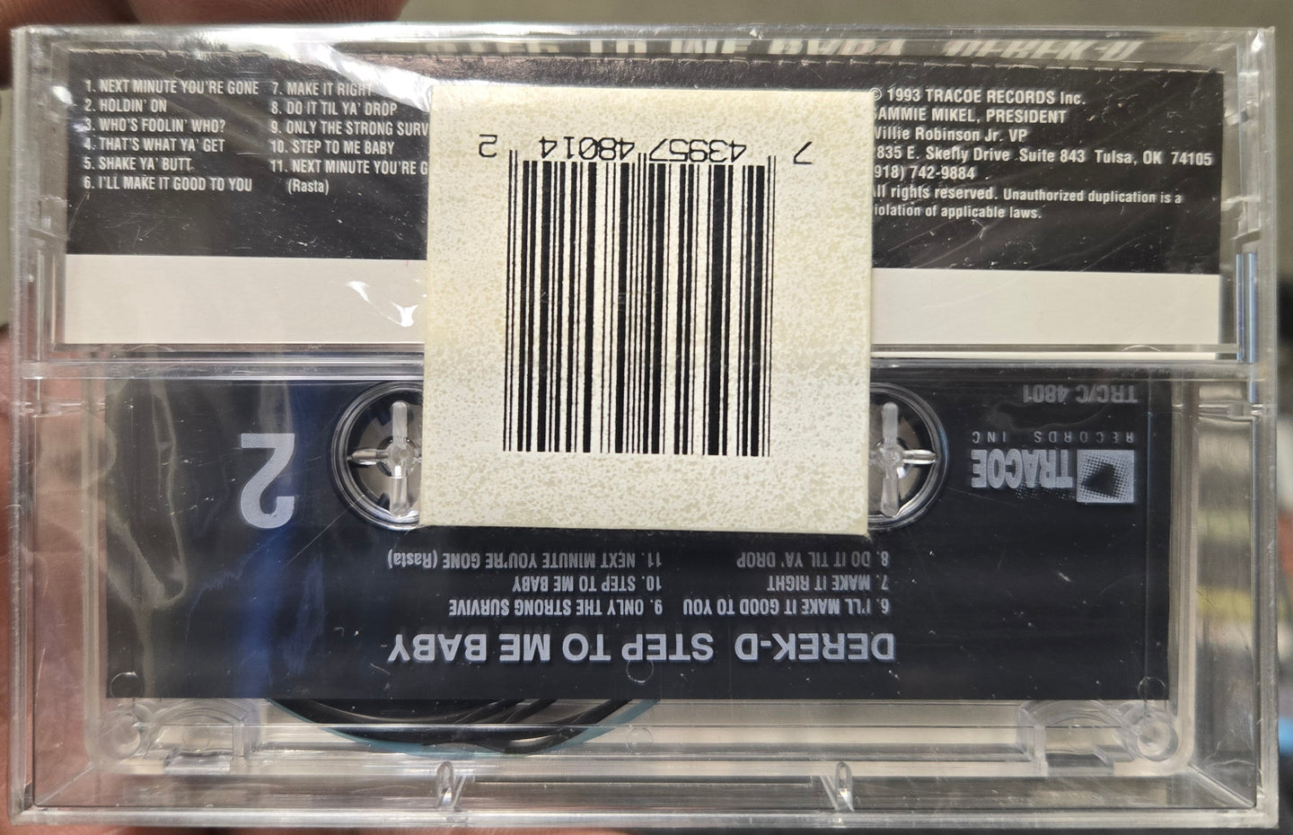 Derek-D "Step To Me Baby"-Cassette Tapes-UnDigable Digs