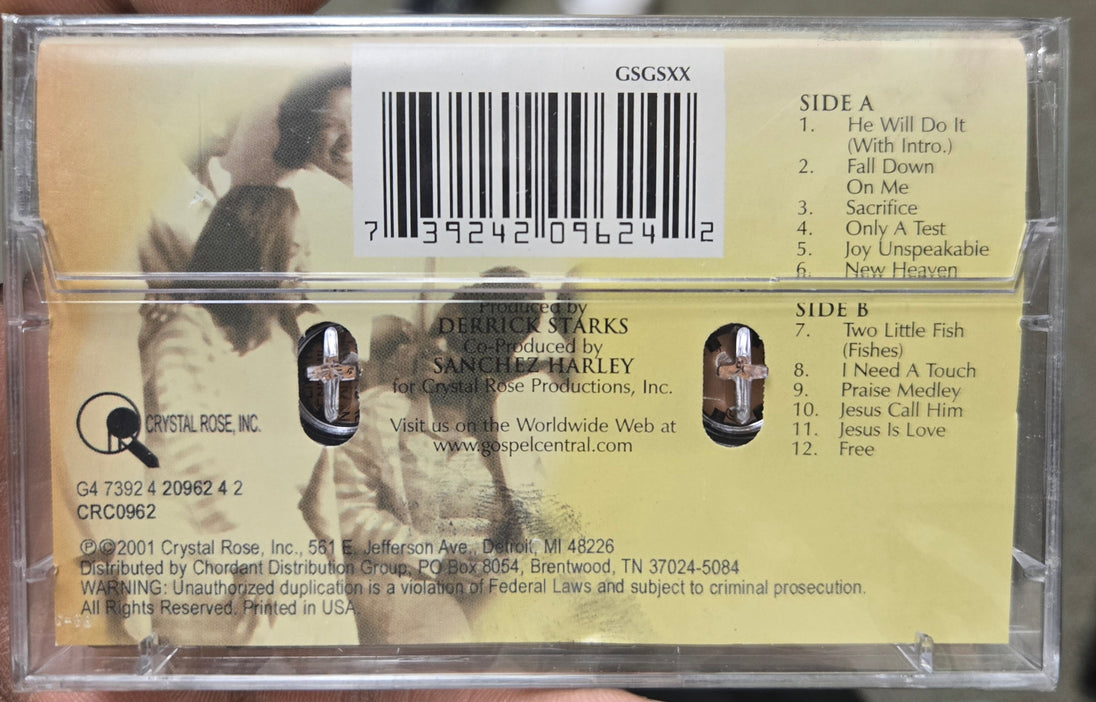 Derrick Starks & Today's Generation "Sacrifice"-Cassette Tapes-UnDigable Digs