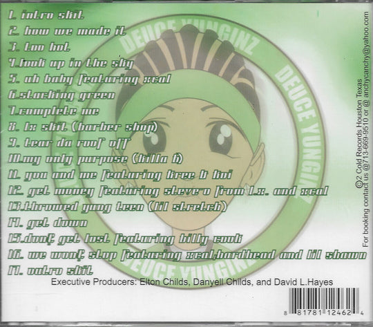 Deuce Yungin2 "Deuce Yunginz" (Screwed & Chopped-A-Lot) (CD)-CDs-UnDigable Digs