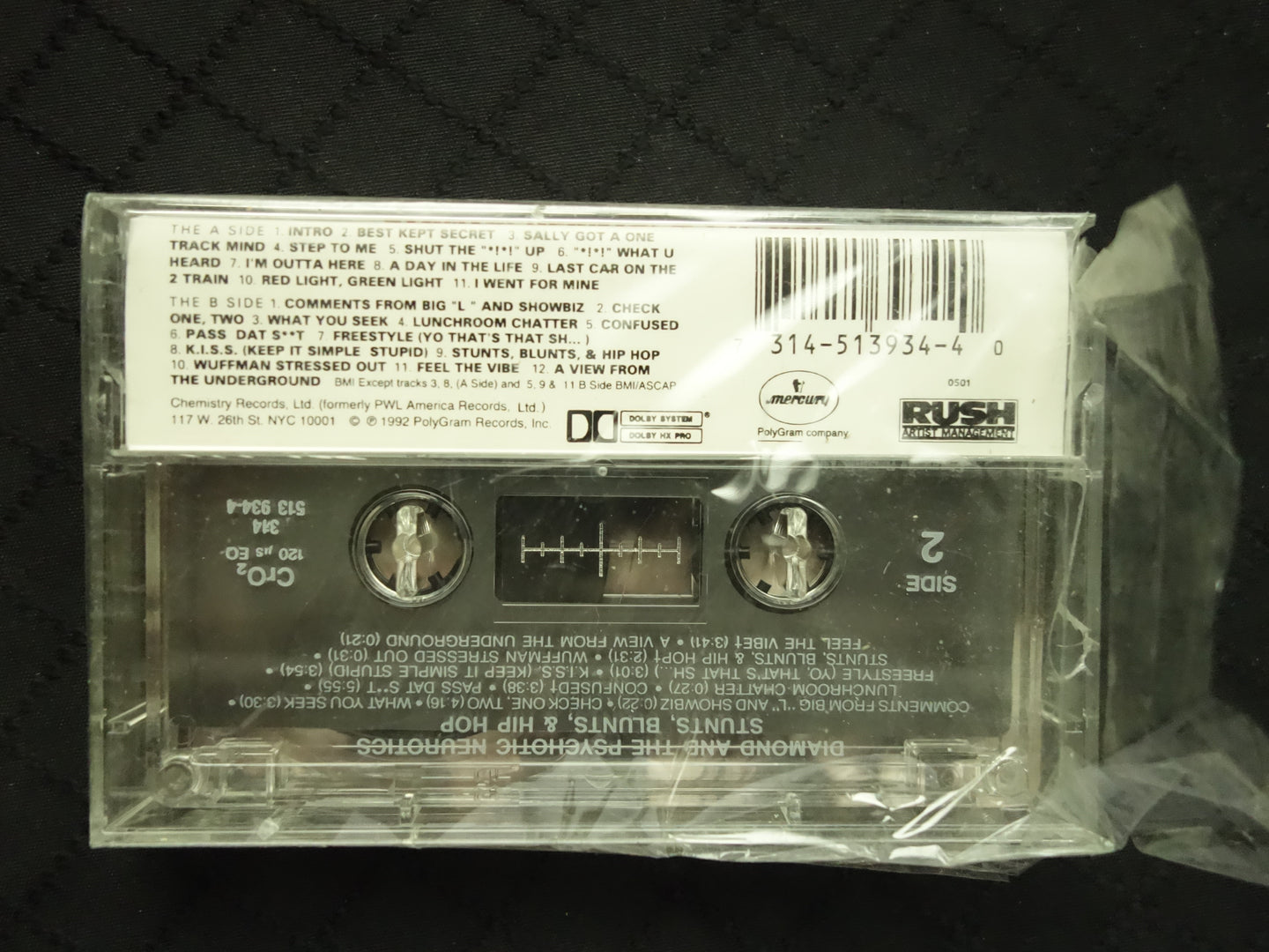 Diamond And The Psychotic Neurotics "Stunts, Blunts, & Hip Hop"-Cassette Tapes-UnDigable Digs
